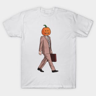 Pumpkin Head Halloween Meme T-Shirt